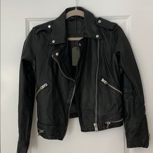 SALE - NWT All Saints Biker Leather Jacket
